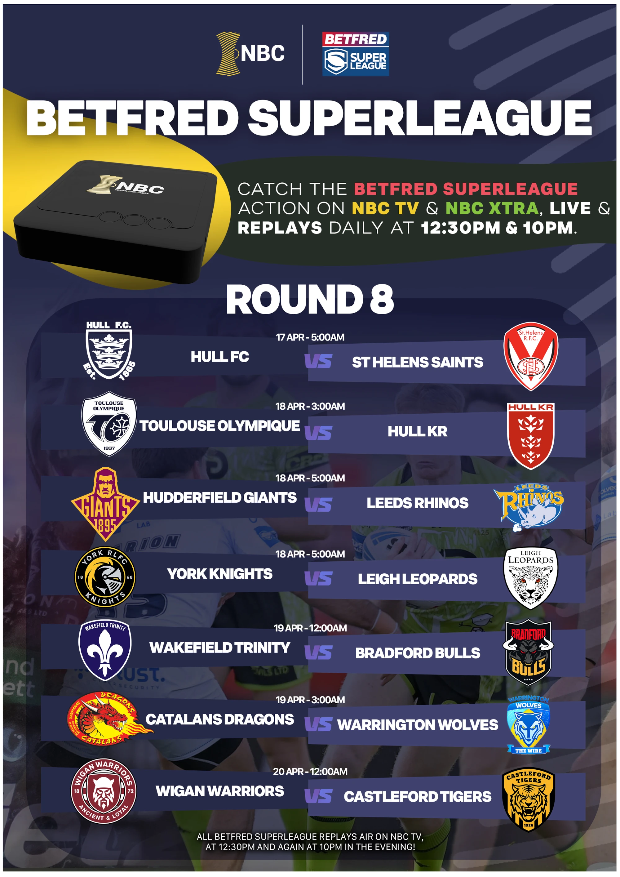 Super League: Next Games